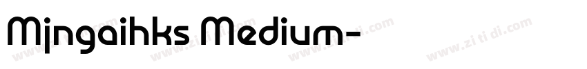 Mjngaihks Medium字体转换